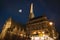 Vienna, Austria - June 6, 2022. Nightscape vienna st stephen\\\'s cathedral long exposure photography