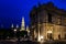 Vienna, Burgtheater at night