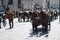 Vienna carriages waiting for tourists