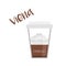 Vienna coffee cup icon with its preparation and proportions and names in spanish