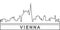 Vienna detailed skyline icon. Element of Cities for mobile concept and web apps icon. Thin line icon for website design and