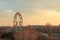 Vienna ferris wheel at sunset