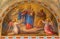 Vienna - Fresco of Madonna in the heaven by Josef Kastner from 1906 - 1911 in Carmelites church in Dobling.