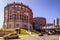 The Vienna Gasometer on sunny day in Vienna, Austria