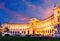 Vienna Hofburg Imperial Palace at night, - Austria