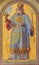 VIENNA - JULY 27: Fresco of high priest Aron by Joseph Schonman from year 1858 in Altlerchenfelder church.