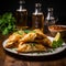 Vienna Lager Inspired Samosa With Three Pork Empanadas