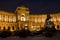 Vienna - national library in winter