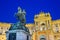 Vienna, Neue Burg building at night