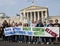 Vienna, pupils strike in front of parliament