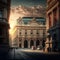 Vienna\\\'s Baroque Charm. Vibrant, streets, city, photograph