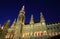 Vienna\'s City Hall at christmas