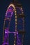 Vienna\'s Glowing Ferris Wheel: A Nighttime Spectacle.