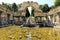 Vienna Schonbrunn park antique ruins