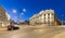 Vienna Schwarzenbergplatz At Night, Austria, editorial