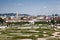 Vienna skyline and Belvedere gardens