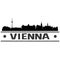 Vienna Skyline City Icon Vector Art Design