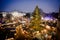 Vienna traditional Christmas Market 2016, aerial view