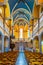 VIENNE, FRANCE, JULY 23, 2017: Interior ot chapel Notre-Dame de la Salette in Vienne, France