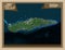 Vieques, Puerto Rico. Low-res satellite. Major cities
