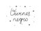 Viernes negro phrase handwritten with a calligraphy brush. Black Friday in spanish. Modern brush calligraphy. Isolated word black