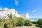 Vieste, Italy - Out for a walk in the park at the chalk rocks of