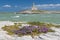 Vieste Lighthouse also Isola Santa Eufemia, active lighthouse on the islet of Santa Eufemia, located between the rocks of Santa