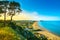 Vieste and Pizzomunno beach view, Gargano, Apulia, Italy.