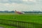 Vietjet Air airbus a321 fly over urban areas preparing landing into Tan Son Nhat International Airport and takes off in Ho Chi