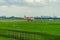 Vietjet Air airbus a321 fly over urban areas preparing landing into Tan Son Nhat International Airport and takes off in Ho Chi