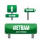 Vietnam Country road sign
