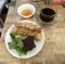 Vietnam Delicacy Vietnamese Cuisine Specialties Pork Lemongrass Veggies Fish Sauce Vietnamese Springrolls Deep Fried Crunchy Snack