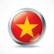 Vietnam flag button