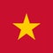 Vietnam flag. Correct RGB colours