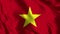 Vietnam Flag - Realistic 4K - 30 fps flag of the Vietnam waving in the wind.