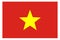 Vietnam flag vector template background realistic copy