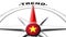 Vietnam Globe Sphere Flag and Compass Concept Trend Titles â€“ 3D Illustrations