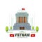 Vietnam grand palace landmark -