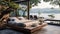 Vietnam Modern style bedroom with LAKE view in minimalism simplicity and outdoor views