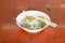 Vietnam, Saigon, Noodle soup in bowl