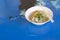 Vietnam, Saigon, Noodle soup in bowl