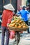 Vietnam street market lady seller