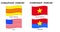 Vietnam war flags and coalitions