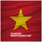 Vietnam Waving Flag Celebtraing Independence Day