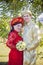 Vietnamese American wedding couple
