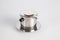 Vietnamese coffee press on white background. Metallic coffee filter cup. Brewing coffee in Vietnam. Stainless Steel Single-Cup