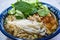 Vietnamese crab and tomato noodle soup Bun Rieu Cua