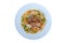 Vietnamese food noodle soup Chicken paw pork rip