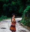 Vietnamese little girls from Hmong Tribe