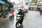 Vietnamese people, Ho Chi Minh city in rain